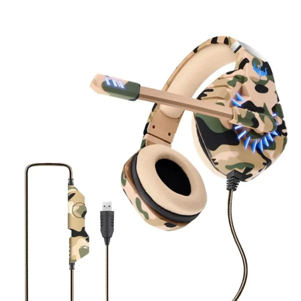 Ovleng Q8 Casque Gaming  Microphone stéréo USB PC,PS4,PS5 Technologie 7.1 Canaux