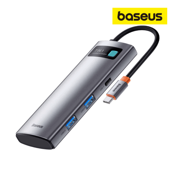 Baseus Adapteur 7-in-1 Type-C HUB -gris-WKWG020113