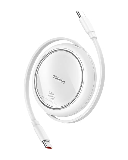 Baseus Câble USB-C vers USB-C PD-100 W-1 m blanc