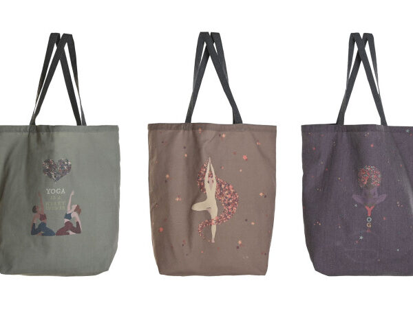 SAC TOILE COTON 43X15X40 YOGA- BO-208200