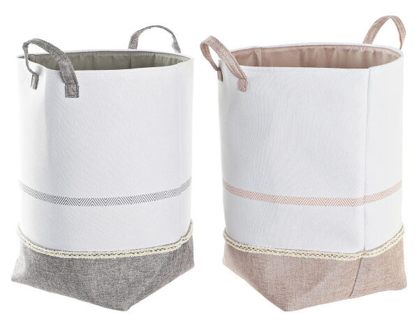 PANIER LINGE POLYESTER 50X30X60 2 MOD. DC-200526