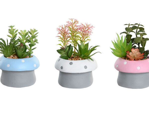 PLANTE CIMENT PE 9X9X11,5 CHAMPIGNON- JA-205075