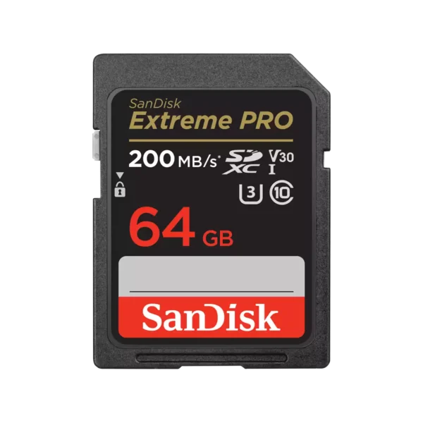 Carte SDHC™ 64 Go et SDXC™ UHS-I SanDisk Extreme PRO - SDSDXXU-064G-GN4IN