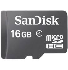 Carte Mémoire 16Go MicroSDHC SanDisk - SDSDQM-016G-B35
