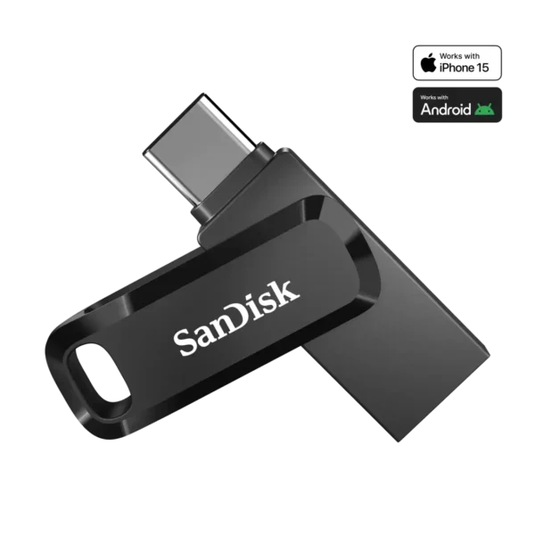 Clé USB 64 Go Type-C™ SanDisk Ultra Dual Drive Go - (noir)- SDDDC3-064G-G46
