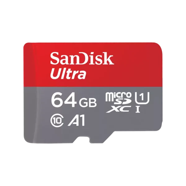 Carte microSD 64Go SanDisk Ultra avec adaptateur SD -SDSQUAB-064G-GN6MA