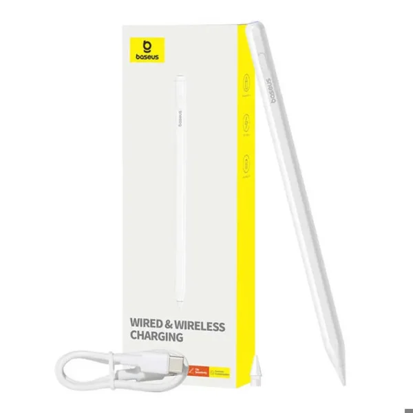 Baseus Stylet Active /Stylet Smooth Writing avec chargement sans fil et filaire -Blanc-P80015804213-00